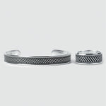 A pair of handmade Kaliq cuffs and a Kaliq Ring - set, available for BUY TOGETHER, allowing you to SAVE €100.