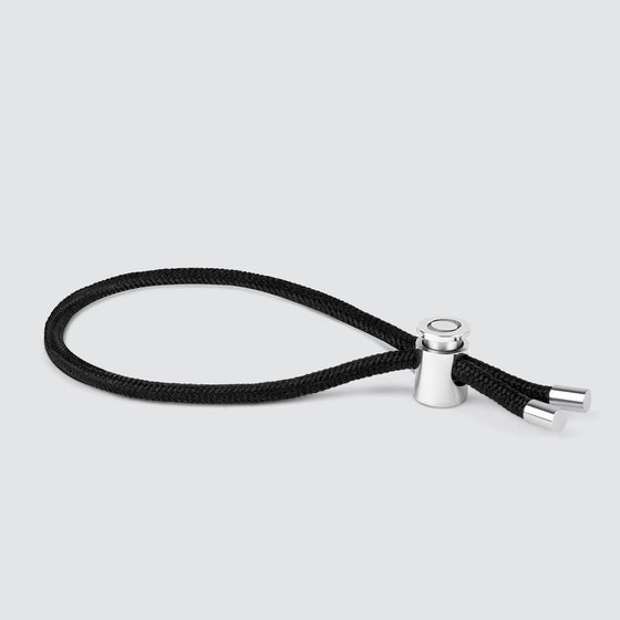Aswad - Black Rope Bracelet - NineTwoFive