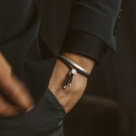 Aswad - Black Rope Bracelet - NineTwoFive