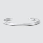 Noor - Jonc<span> </span>en argent brossé 5mm