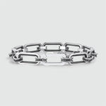 Aqwas - Sterling Silber Kette Gliederarmband 9.5mm