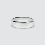 Malik - Effen Sterling Zilveren Ring 7mm