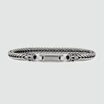 Een Adam - Sterling Zilveren Gevlochten Armband 5mm, perfect voor mannen.
