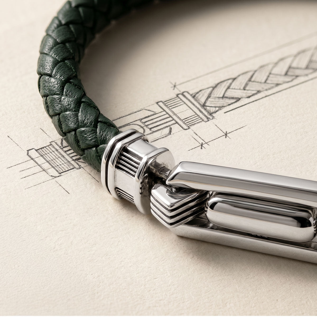 Leren armband