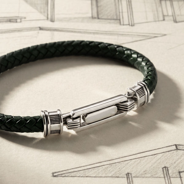 Leren armband 