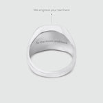 Halim - Blue Pietersite Signet Ring 13mm - NineTwoFive