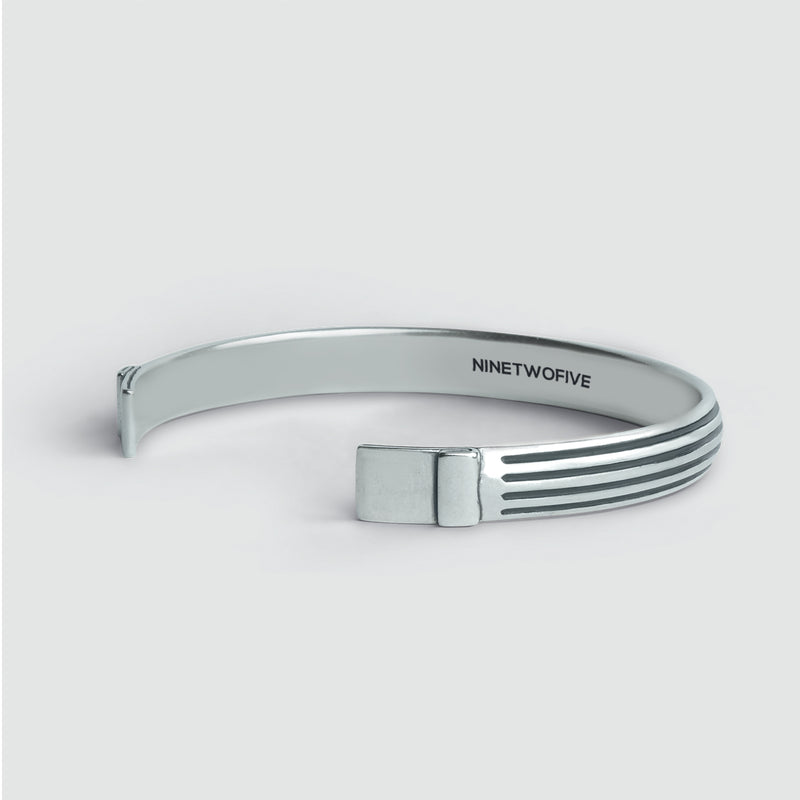 Arkan - Sterling Silver Bangle Bracelet 8mm