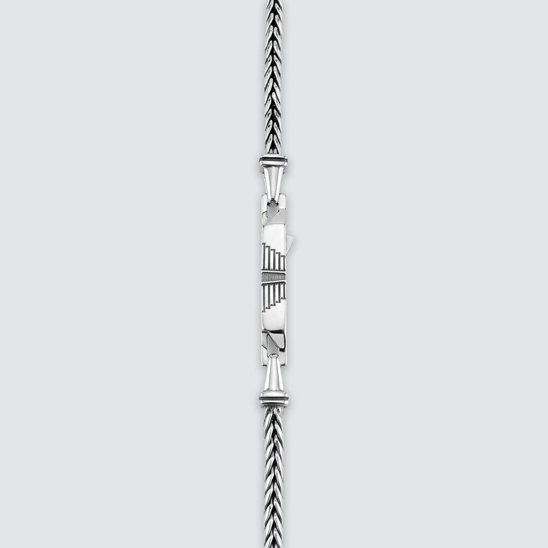 Anis - Sterling Silver Wheat Chain Necklace 3mm - NineTwoFive