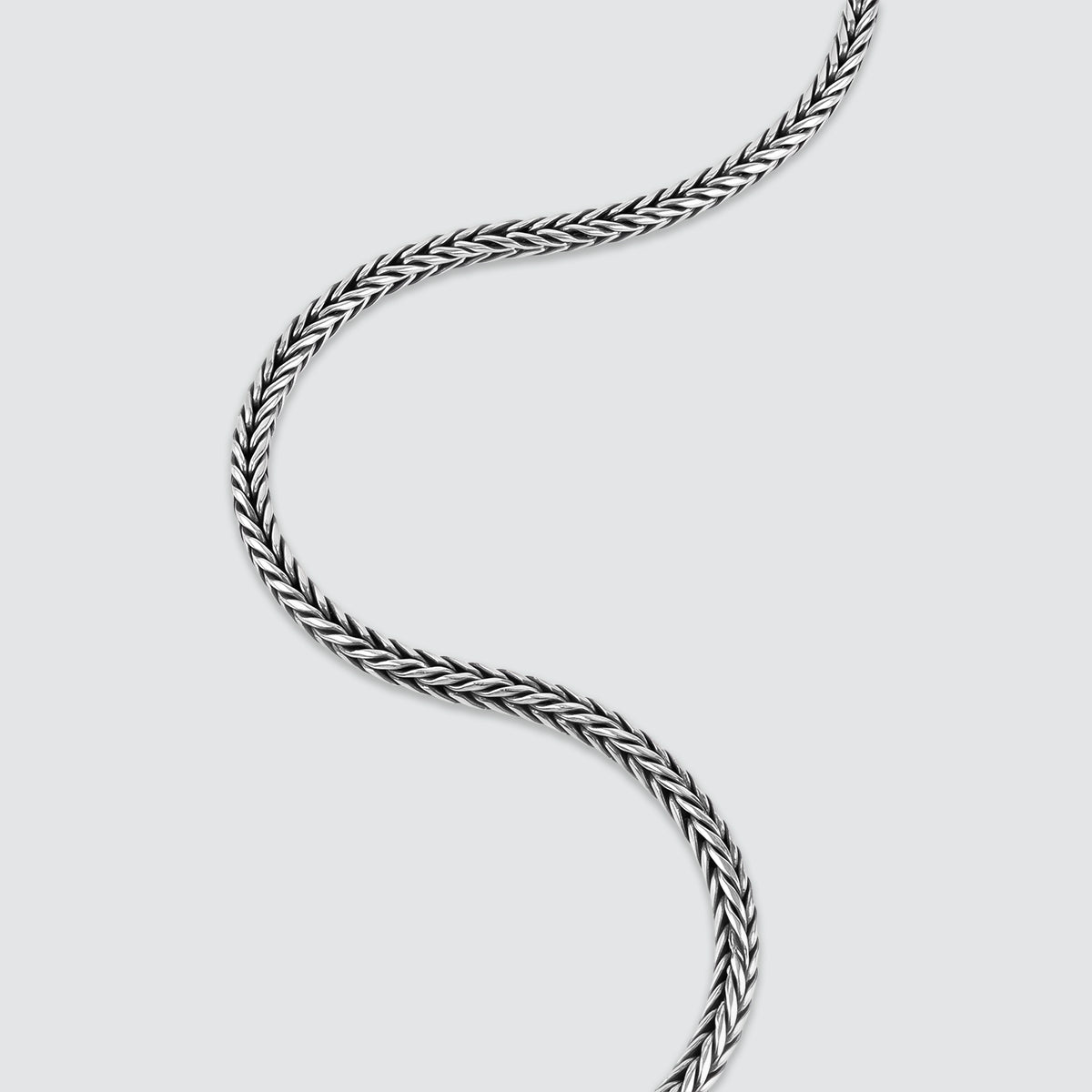 Anis - Collier de blé en argent massif 3mm