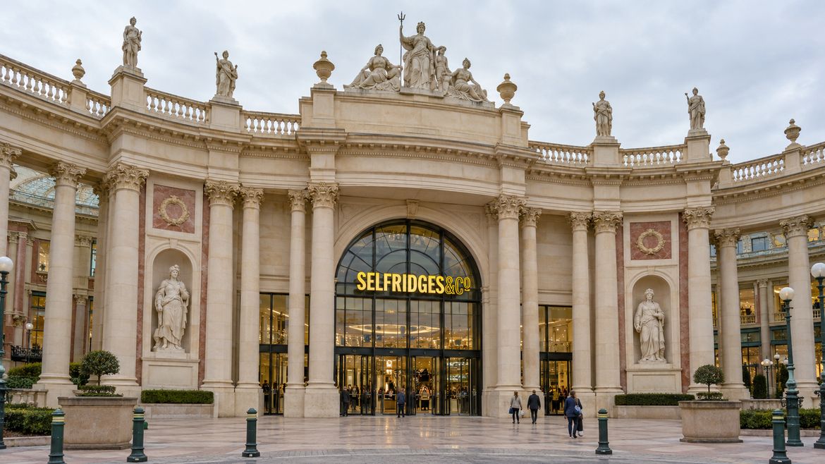 Selfridges at the Trafford Centre in Manchester, stockist of NineTwoFive jewellery
