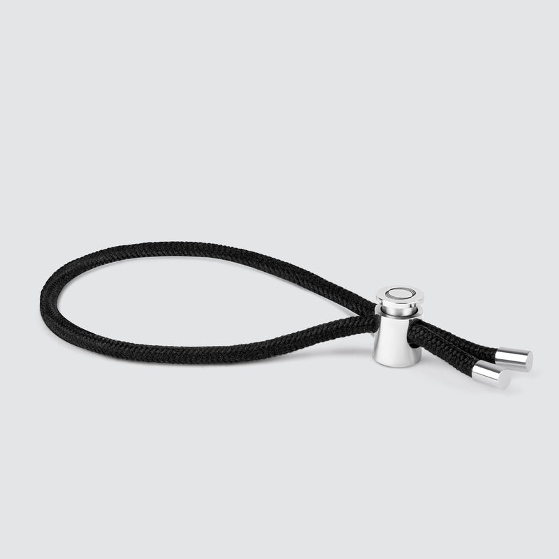 Aswad - Black Rope Bracelet - NineTwoFive