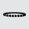 Aswad - Black Silver Accents Bracelet