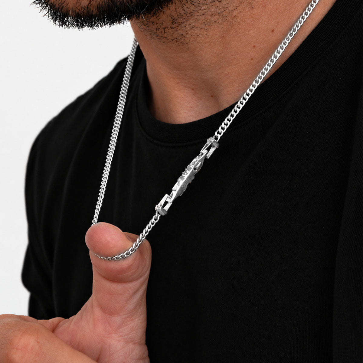 Wasil & Wasim Curb Chain and Bracelet - set