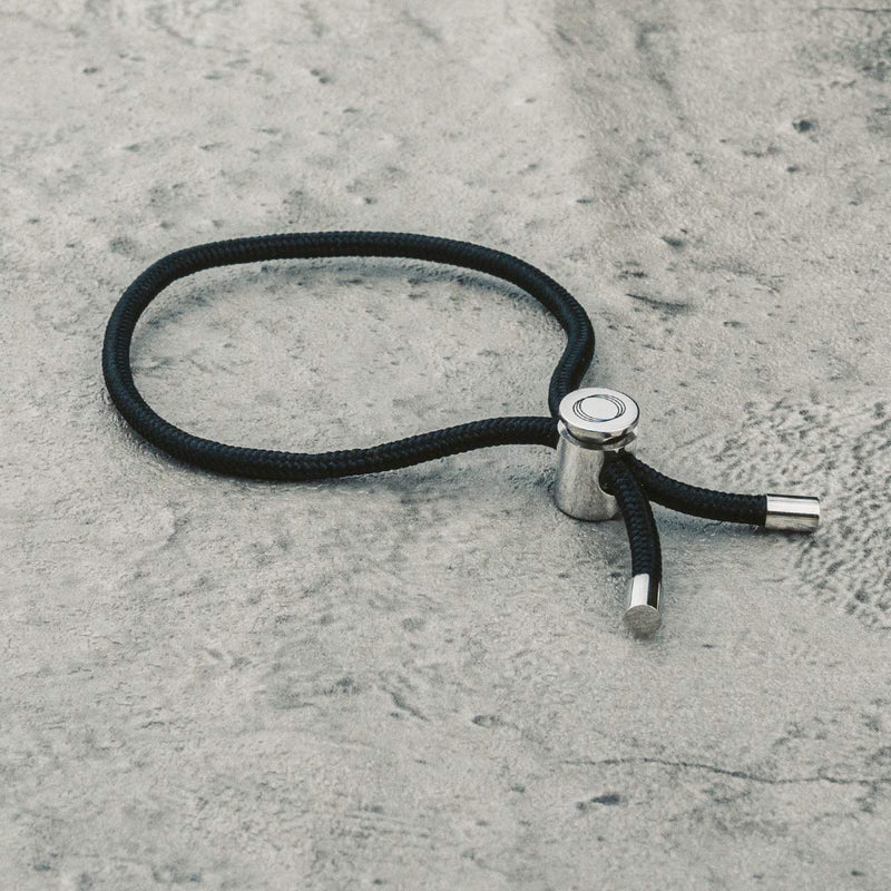 Aswad - Black Rope Bracelet - NineTwoFive