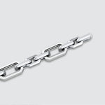 Hochglanzpoliertes Silberarmband Aqdas für Herren von Ninetwofive.