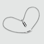 Top view of Samir sterling silver black onyx pendant for men from Ninetwofive