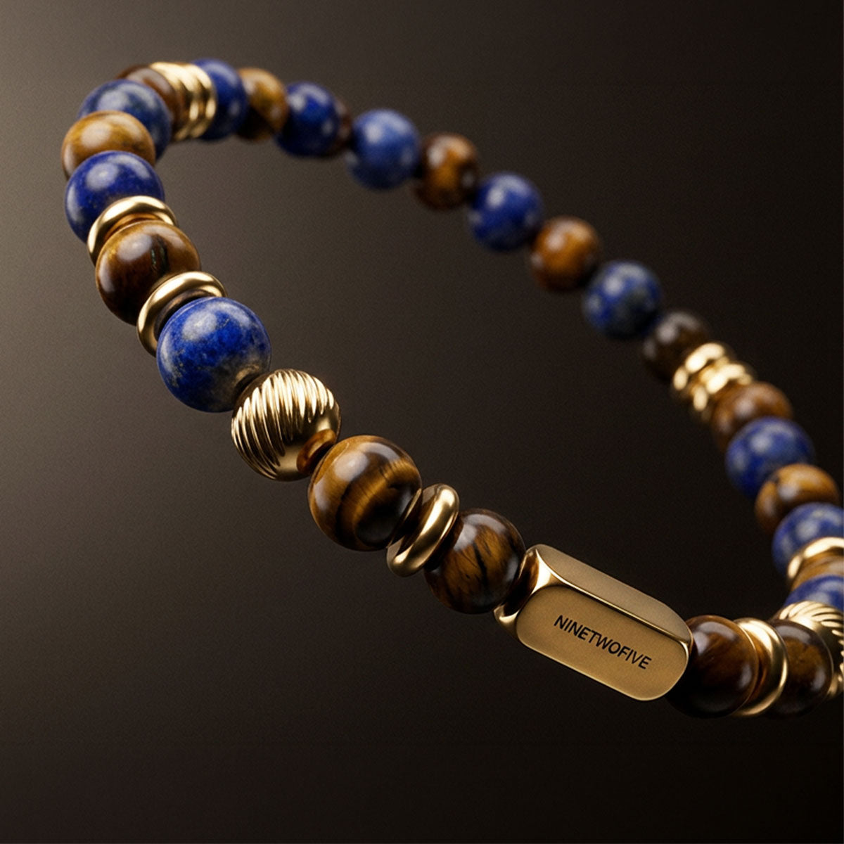 Mood shot of the limited edition Halloween Treat natural stone bracelet