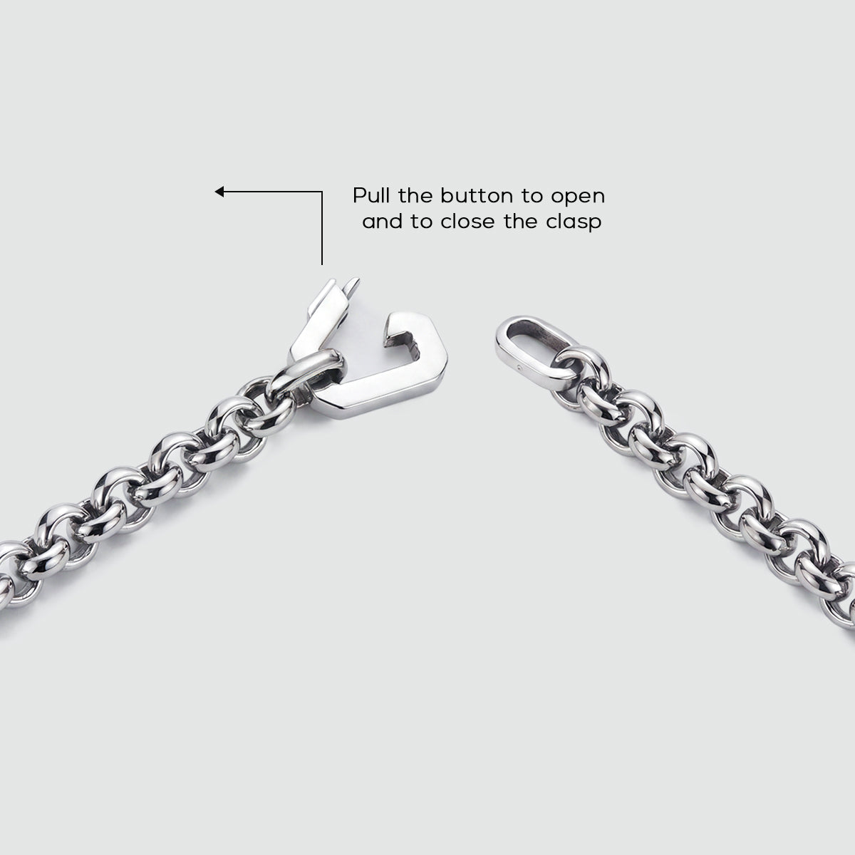 Ishak - Sterling Silver Chain Link Bracelet 6mm - NineTwoFive