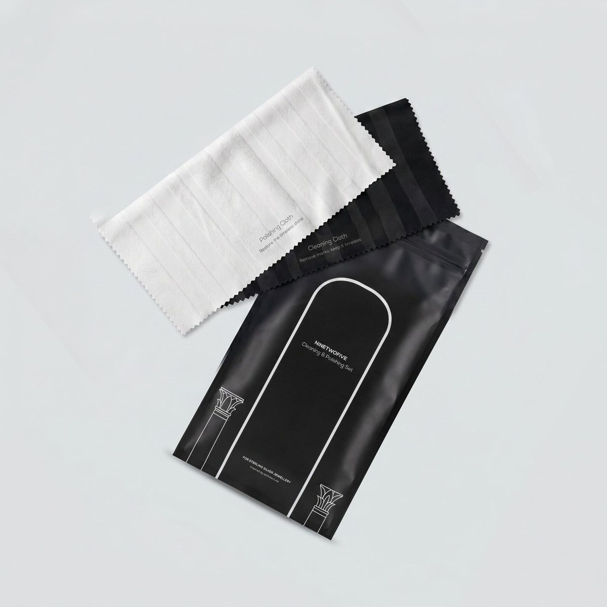 Set  reinigings- en poetsdoekjes voor sieraden Set  NineTwoFive