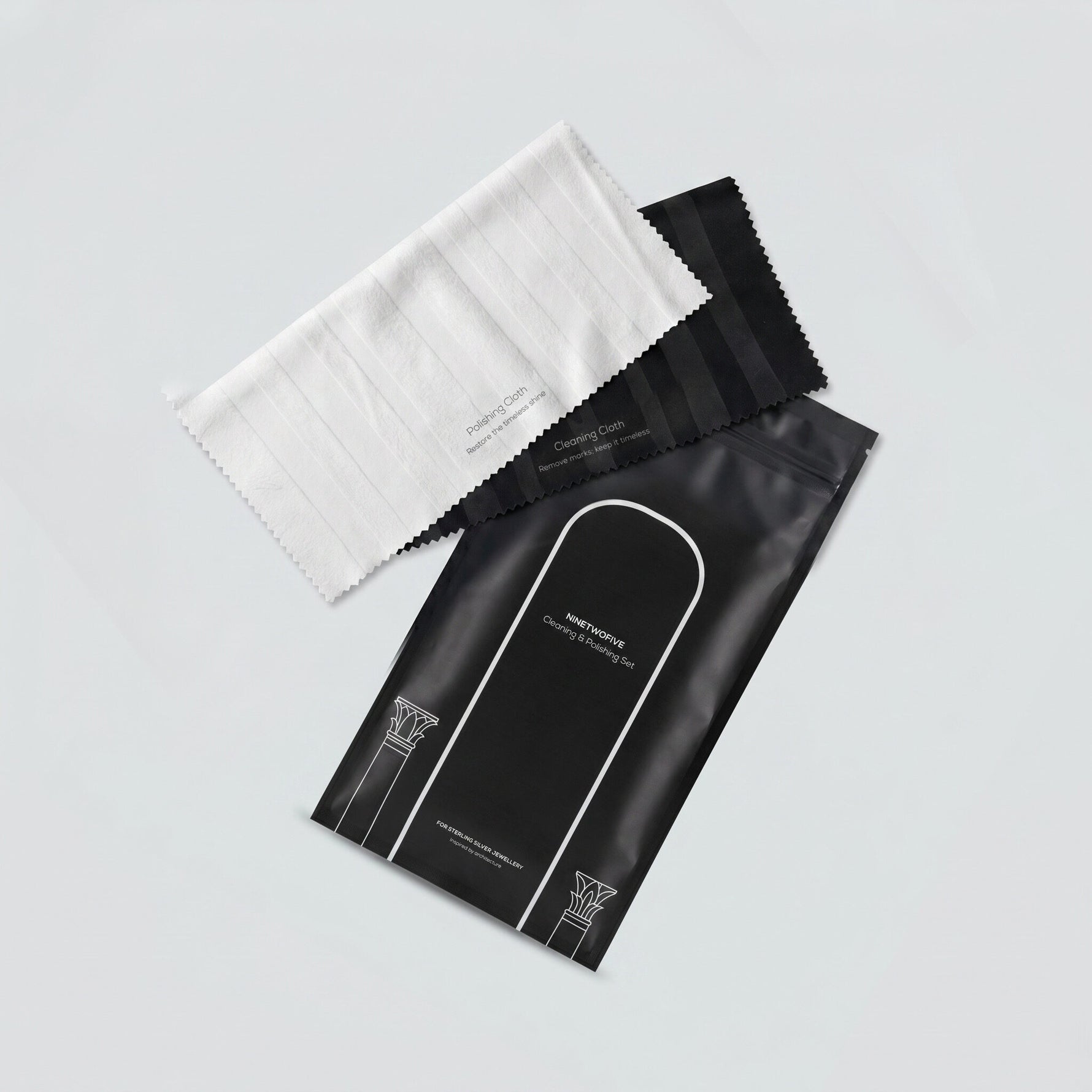 Set  reinigings- en poetsdoekjes voor sieraden Set  NineTwoFive