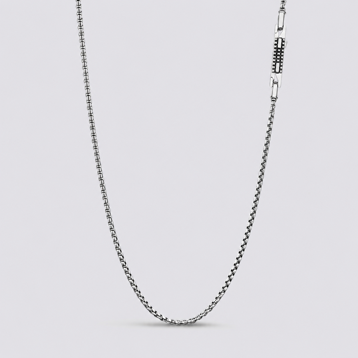 Kamal - Sterling Silver Venetian Box Chain Necklace 2mm - NineTwoFive