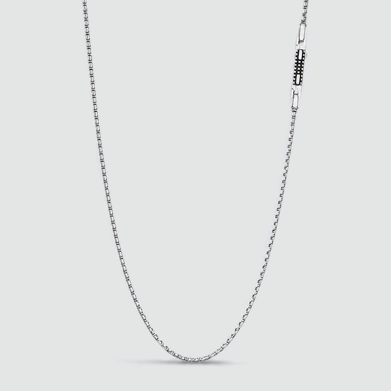 Kamal - Sterling zilveren Venetiaanse Box ketting 2mm