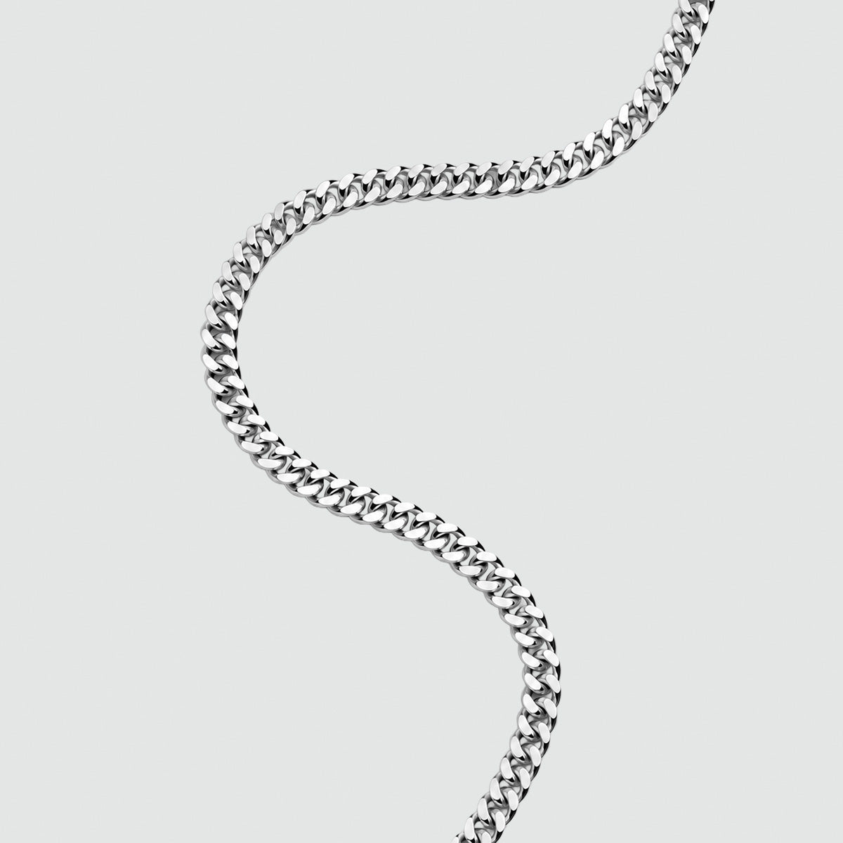 Wasil - Sterling Silver Curb Chain Necklace 3mm - NineTwoFive