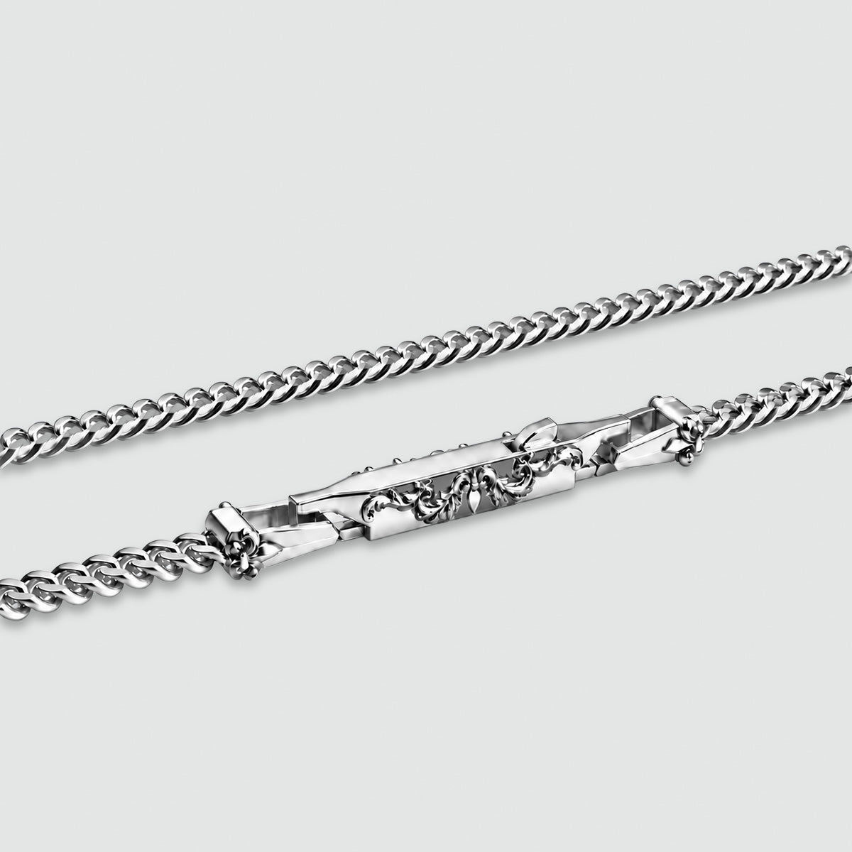 Wasil - Sterling Silver Curb Chain Necklace 3mm - NineTwoFive