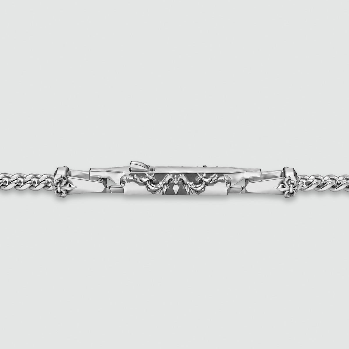Wasim - Sterling Silver Curb Chain Bracelet 3mm - NineTwoFive