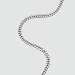 Wasim - Sterling Silver Curb Chain Bracelet 3mm - NineTwoFive