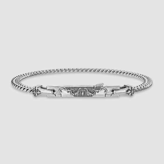 Wasim - Sterling Silver Curb Chain Bracelet 3mm - NineTwoFive