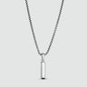 Jalil - Sterling zilveren zwarte onyx hanger