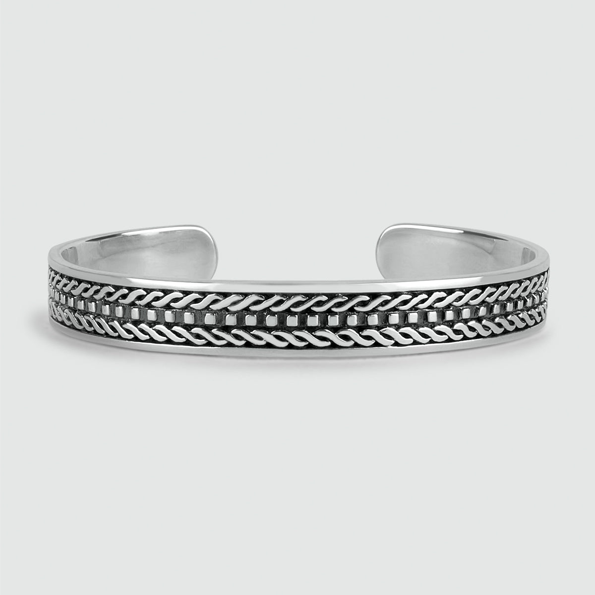 92.5 Silver Cuff For Men - Silver Palace