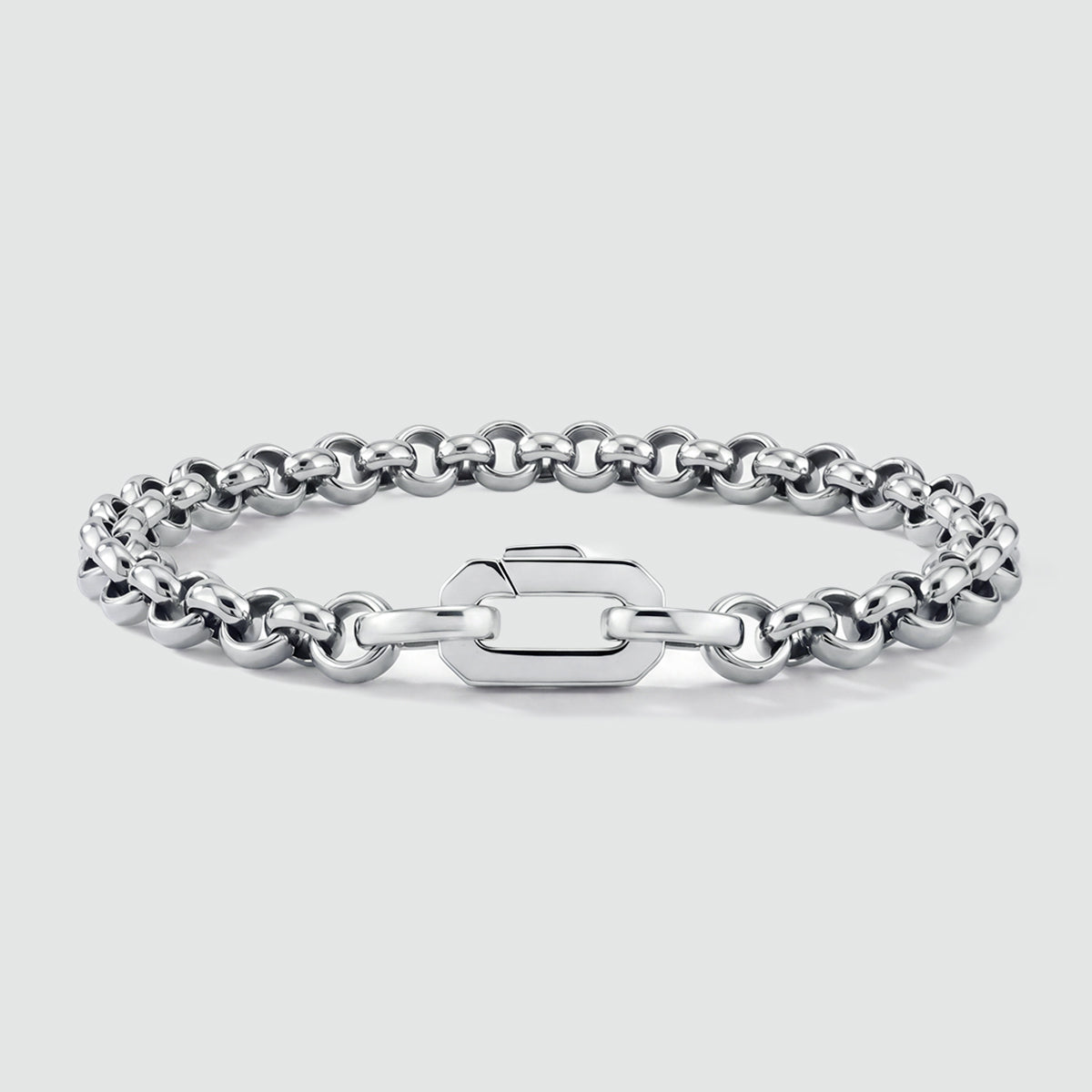 Ishak - Sterling Silver Chain Link Bracelet 6mm - NineTwoFive