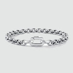 Ishak - Sterling Silver Chain Link Bracelet 6mm - NineTwoFive
