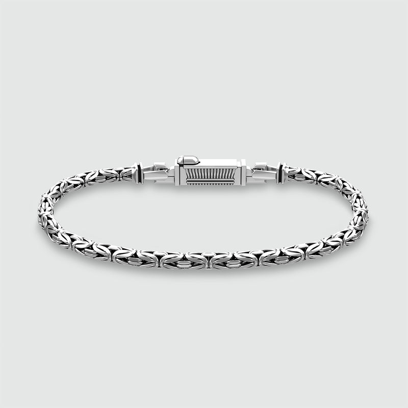 Ramsi Byzantine bracelet showing open lock. Ninetwofive