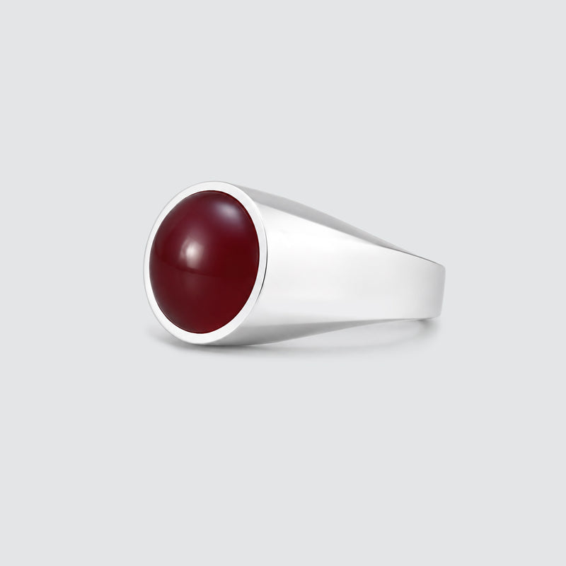 Qais – Aqeeq Roter Siegelring 13 mm