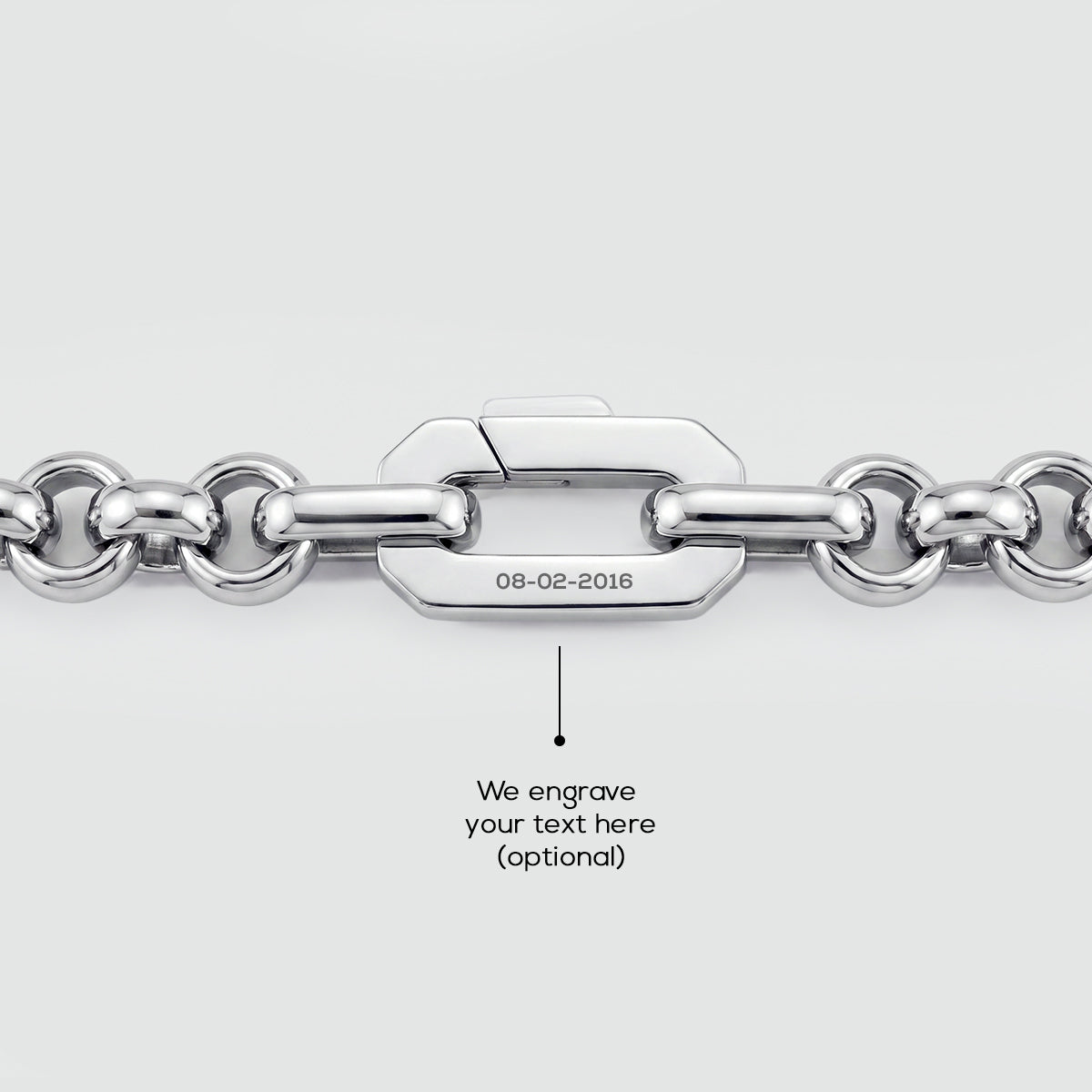 Ishak - Sterling Silver Chain Link Bracelet 6mm - NineTwoFive