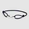 Aaqil – Navy Blue Rope Chain Link Bracelet
