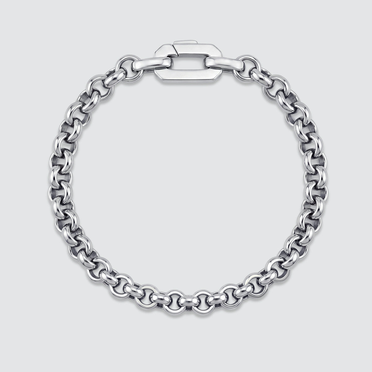 Ishak - Sterling Silver Chain Link Bracelet 6mm - NineTwoFive