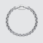 Ishak - Sterling Silver Chain Link Bracelet 6mm - NineTwoFive