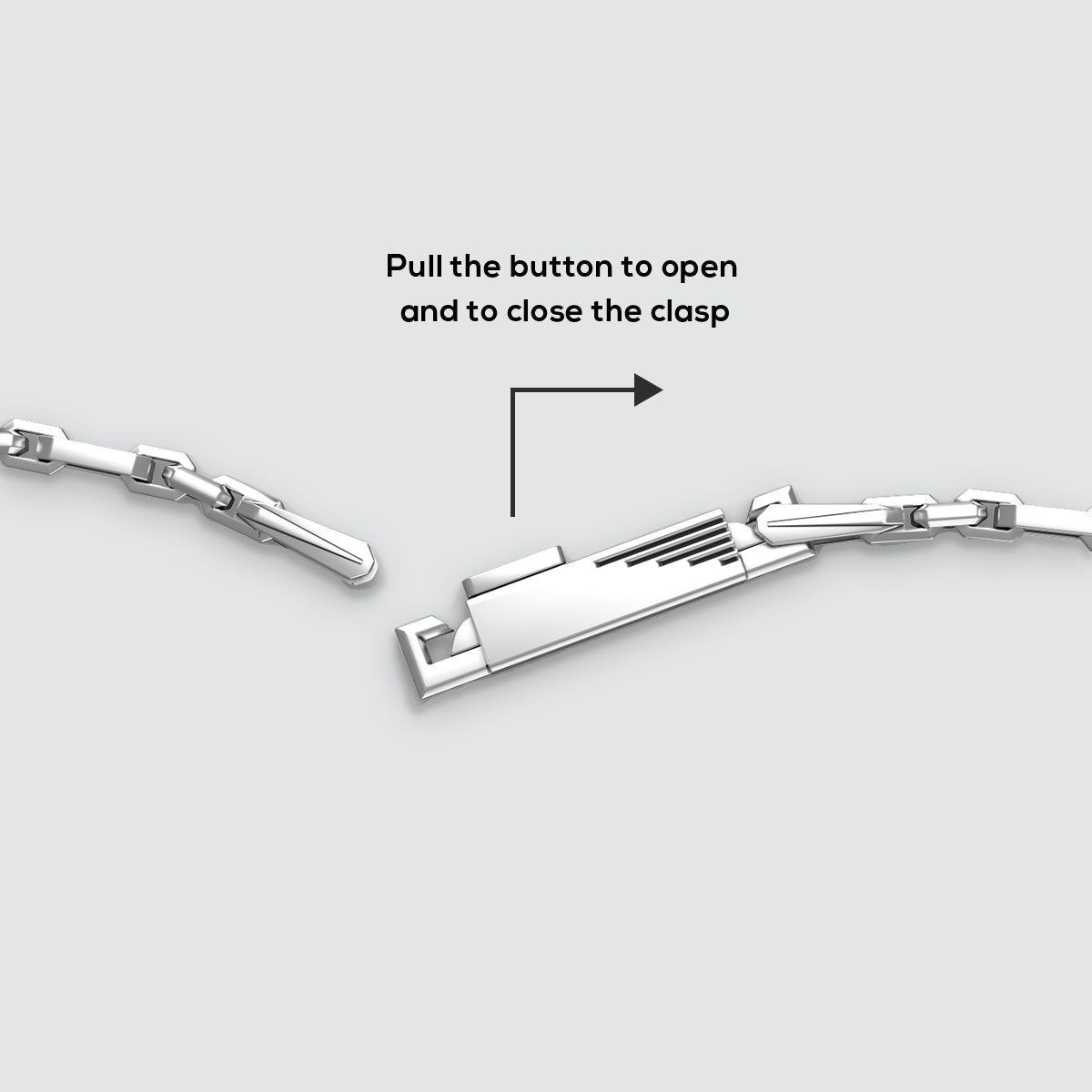 Zeigt Qaws 925 Sterling Silber Gliederkette Verschluss. Ninetwofive