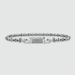 Ramsi sterling zilveren Byzantijnse armband vooraanzicht. Ninetwofive