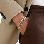 Ishak - Sterling Silver Chain Link Bracelet 6mm - NineTwoFive