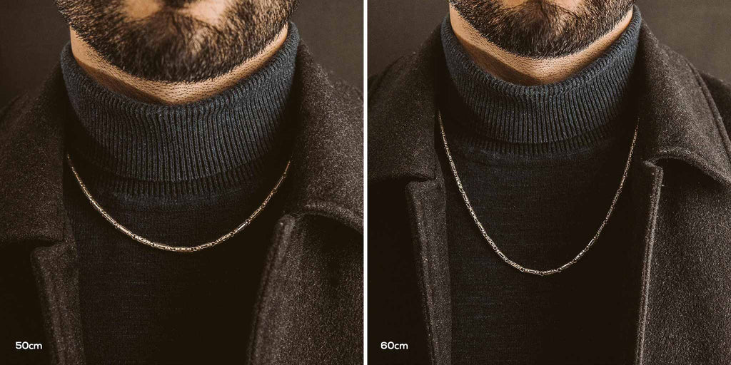 Two pictures of a man with a beard.