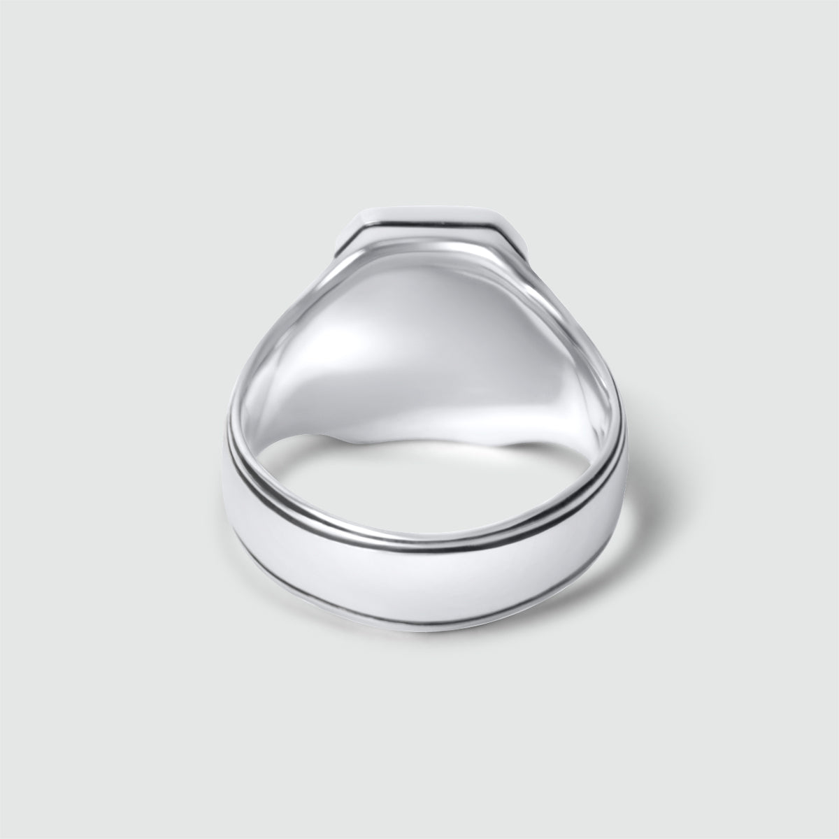 A NineTwoFive Baki - Schwarzer Onyx Siegelring 17mm.