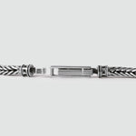 Ein NineTwoFive Herren Adam - Sterling Silber geflochtenes Armband 5mm mit einem sicheren Verschluss.
