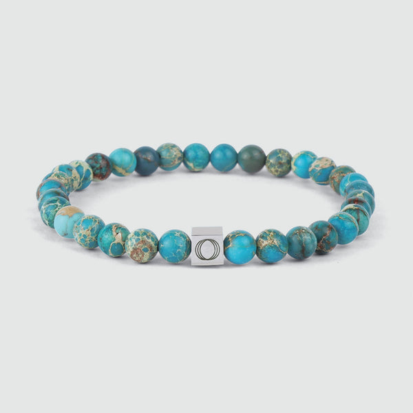 firuz al gear Turquoise Beaded Bracelet for Men - Alfiruz (6mm) Overwatch 2 Size:XL (Asiatisch EU L) Bike Systems: Montageständer, Bike