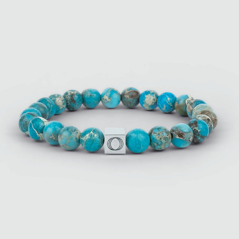 Alfiruz - Turquoise Beaded Bracelet 8mm