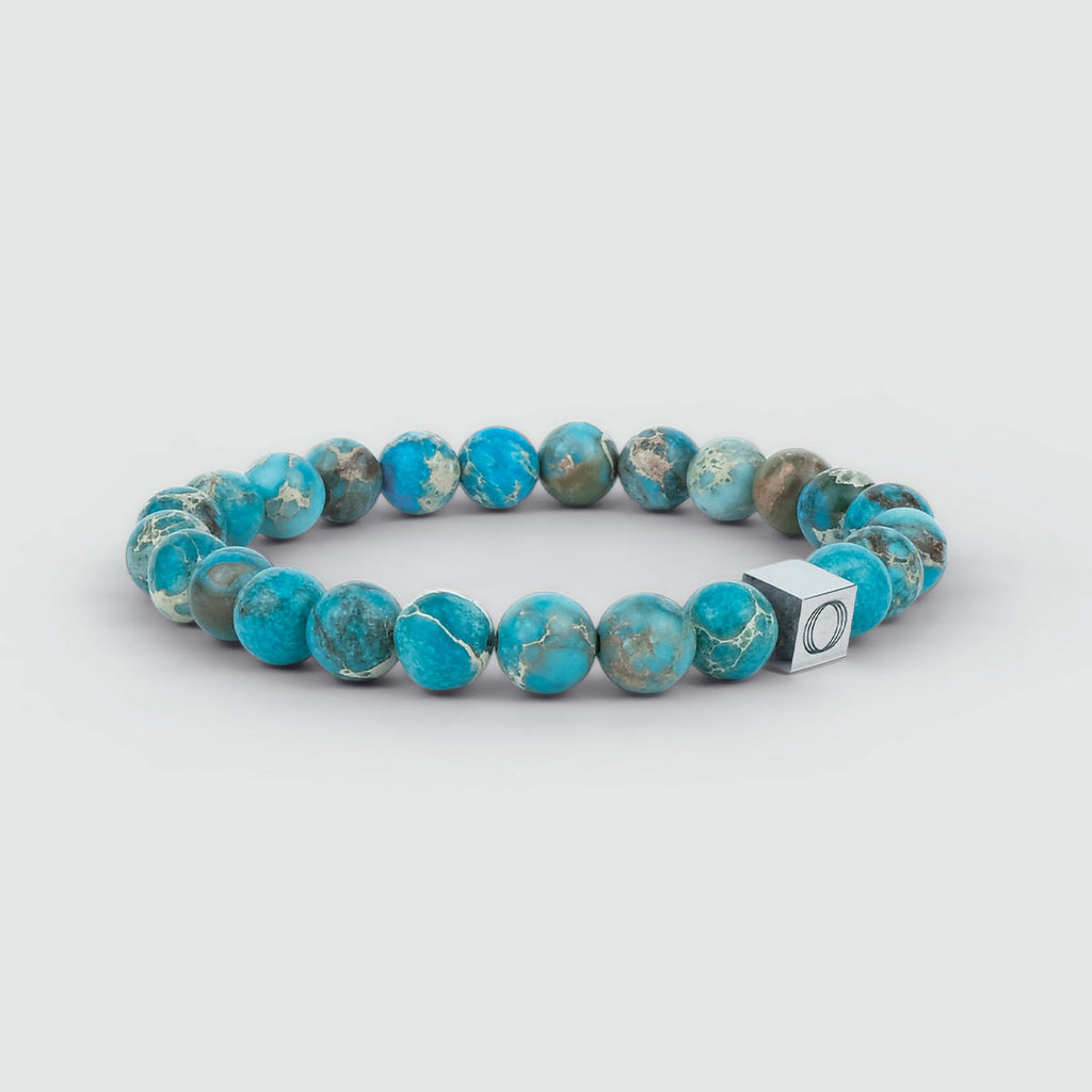 turquoise perles 8mm hommes